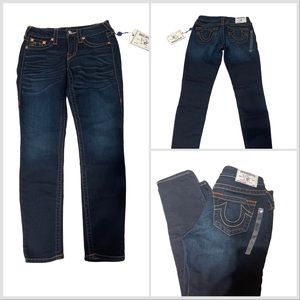 True Religion Women’s Premium Basic Legging Dark Blue Sz 6